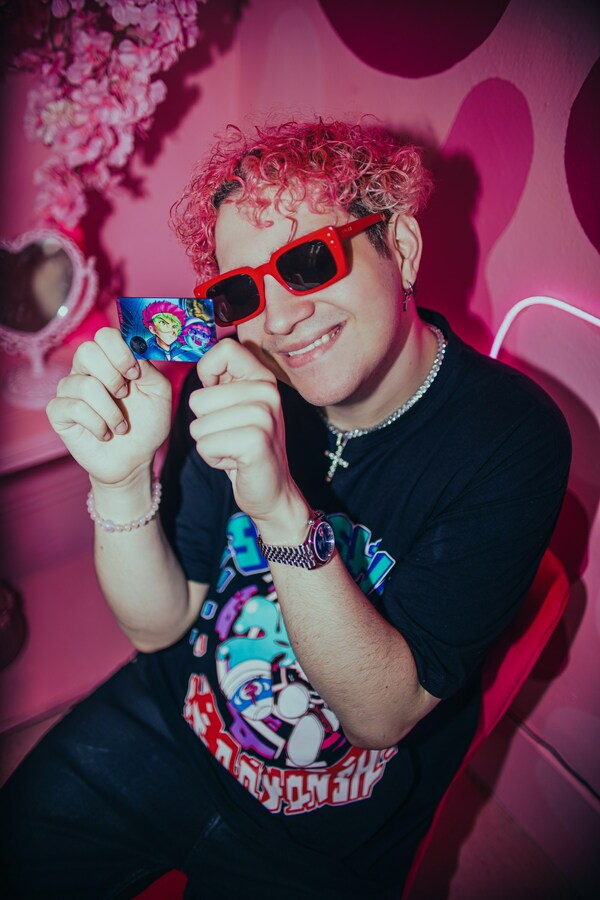 DJ Slushii with his limited-edition Tile Slim